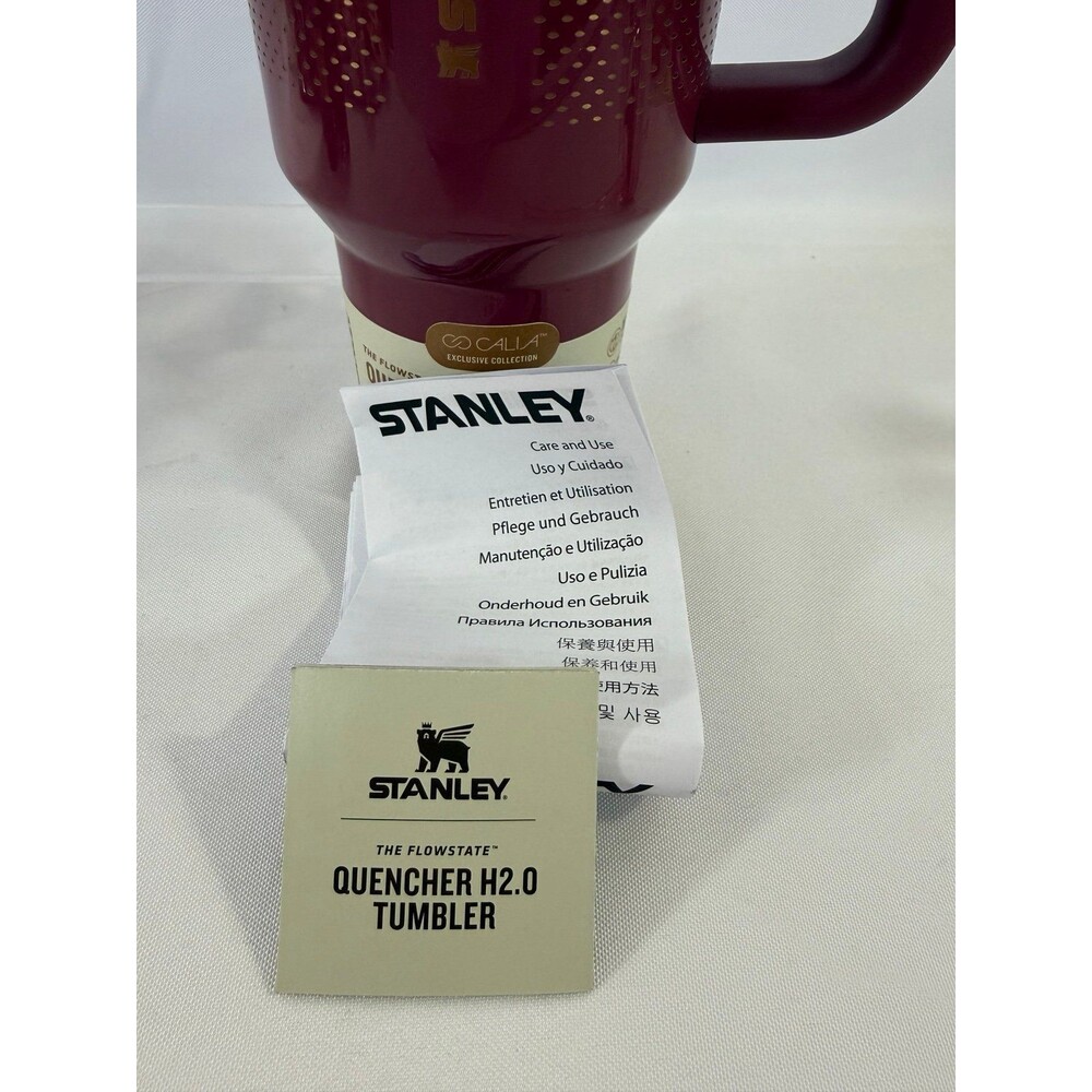 STANLEY × CALIA EXCLUSIVE 40oz FlowState Quencher H2.0Tumbler Red Nectar - Picture 7 of 7